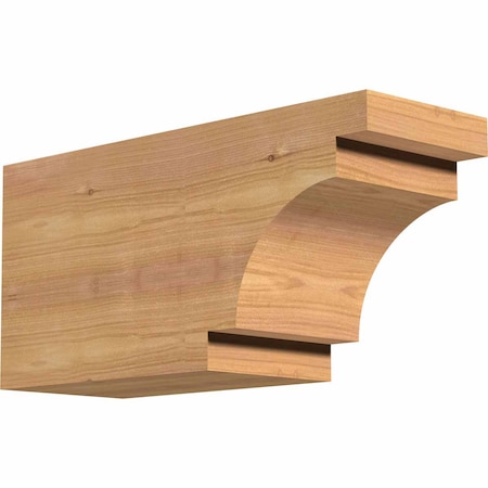 Mediterranean Smooth Rafter Tail, Western Red Cedar, 5 1/2W X 8H X 16L